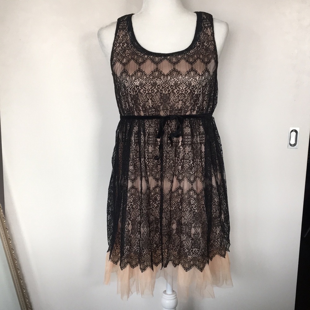 Black Sheep Clothing Black Lace Dress
